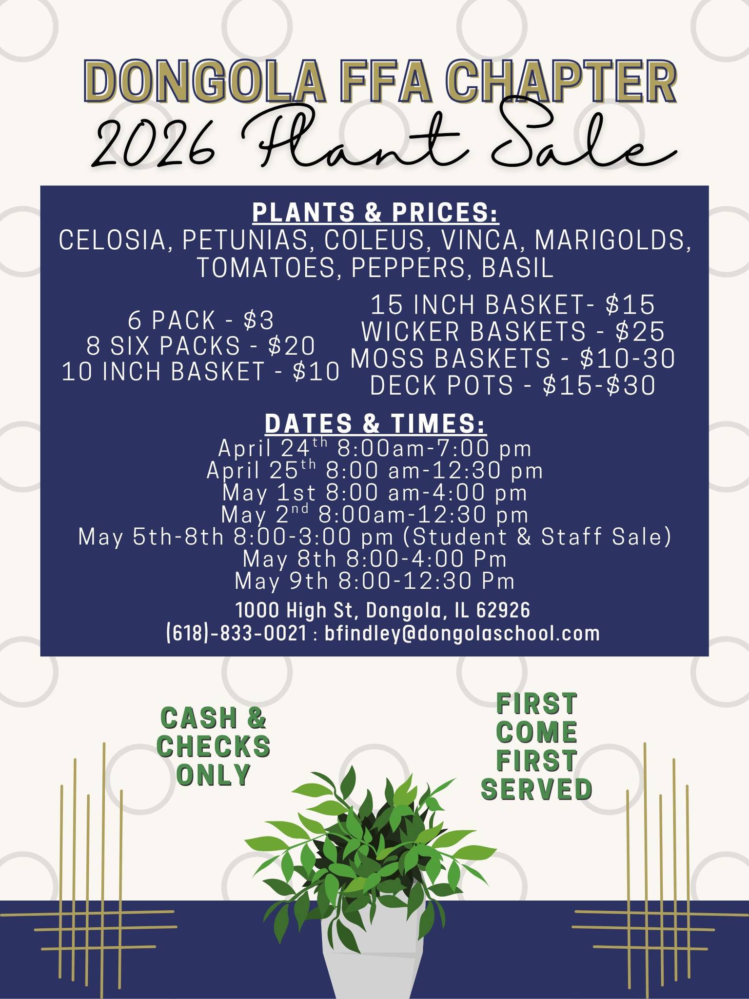 2026 FFA Plant Sale