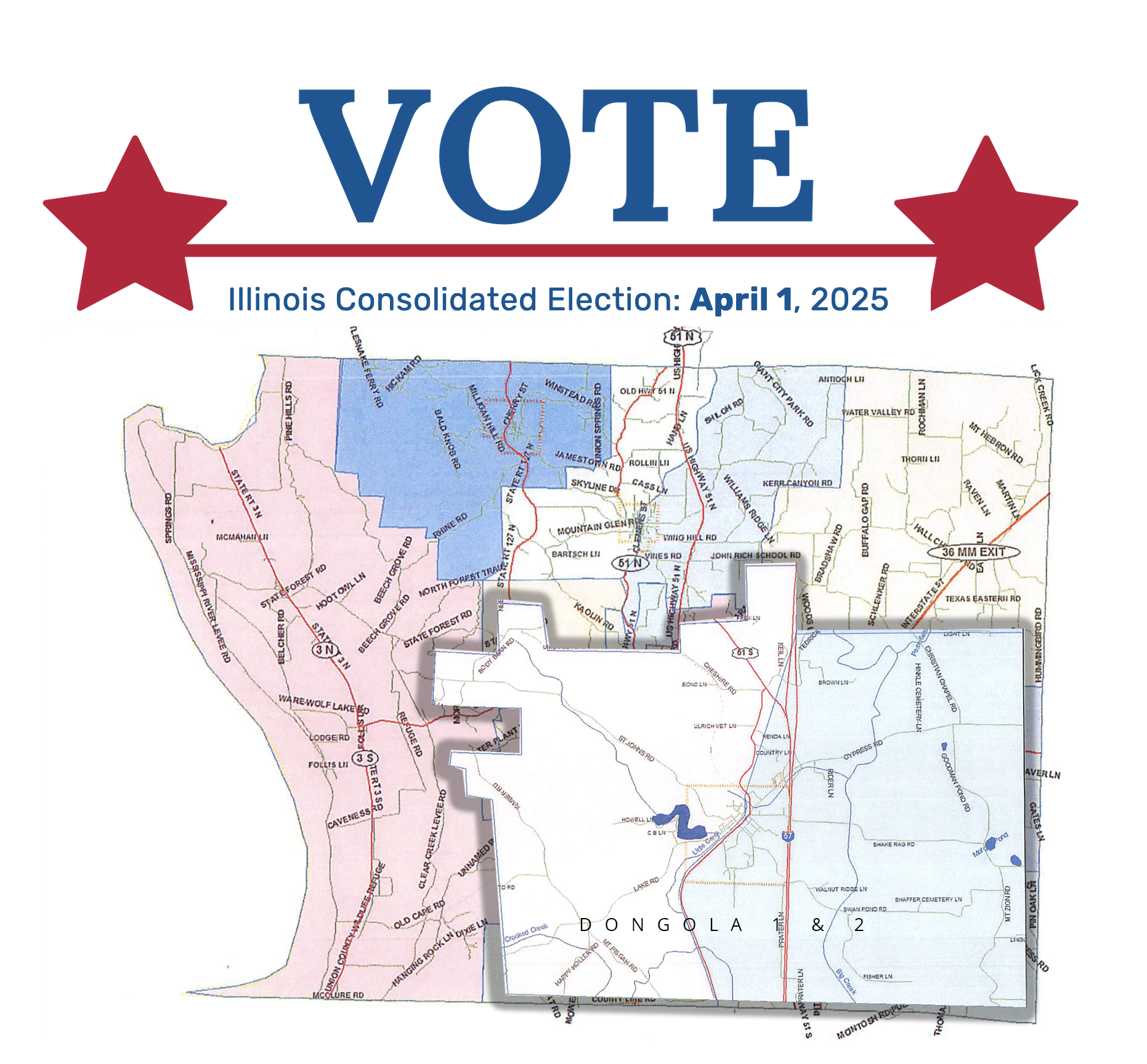 voting in dongola Illinois