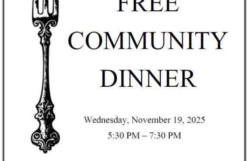 Free community dinner